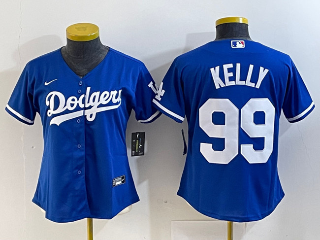 Youth Los Angeles Dodgers #99 Joe Kelly Blue Stitched Baseball Jersey